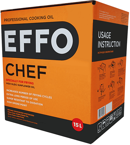 professional cooking oil EFFO CHEF 15L